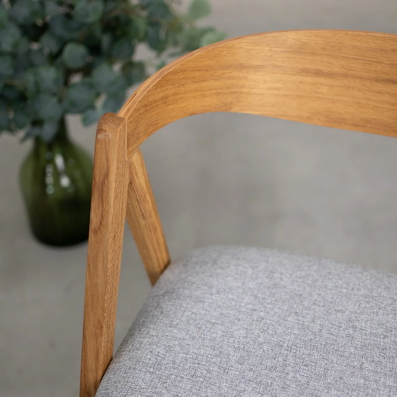 Chaise en bois massif de chêne naturel Oscar, revêtement - Lot de 2 ou de 4 chaises - VESKOR - Image 17