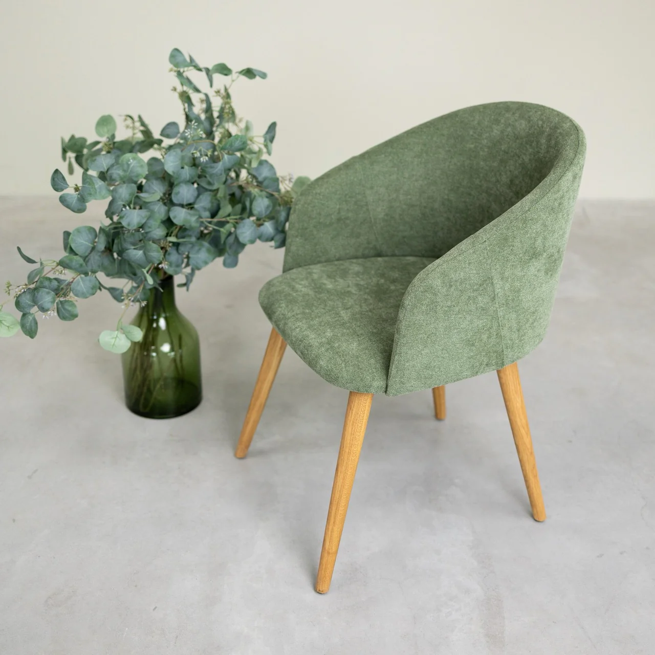Chaise en bois massif de chêne Ana, revêtement - VESKOR - Image 31
