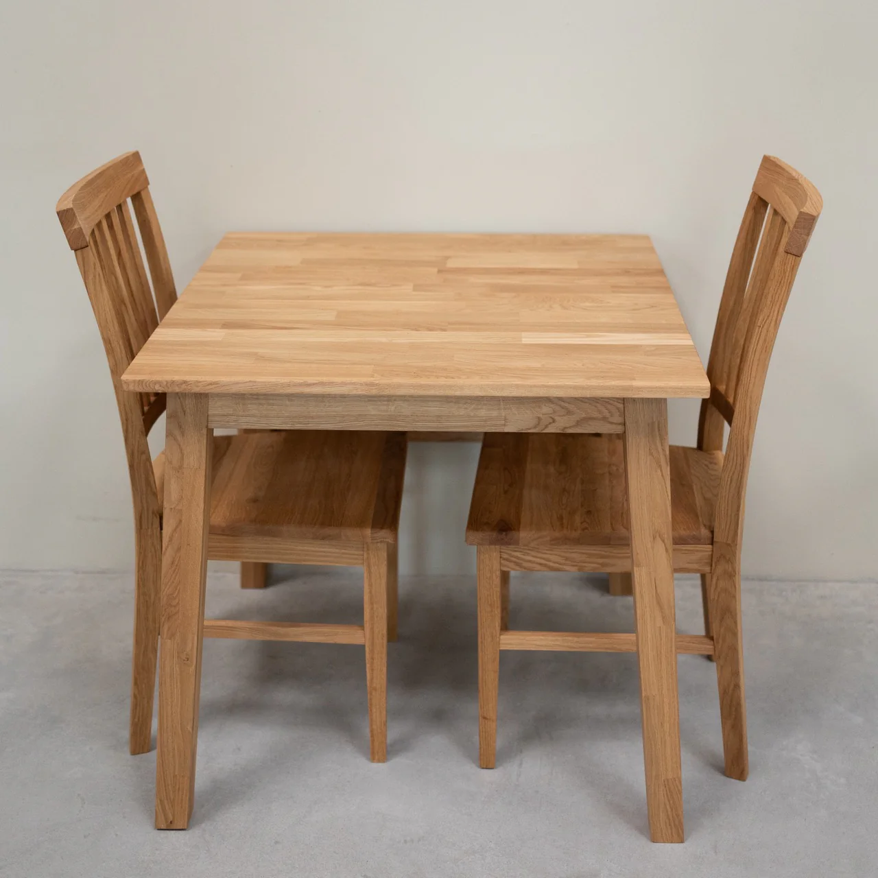 Table à manger extensible en bois massif de chêne Tomas - VESKOR - Image 6