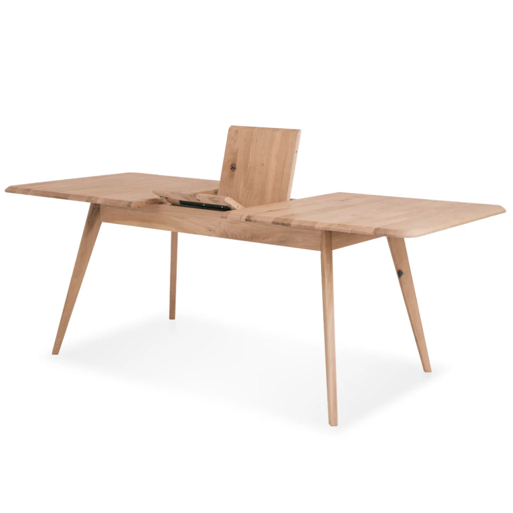 Table à manger extensible en bois massif Suède – VESKOR - Image 7