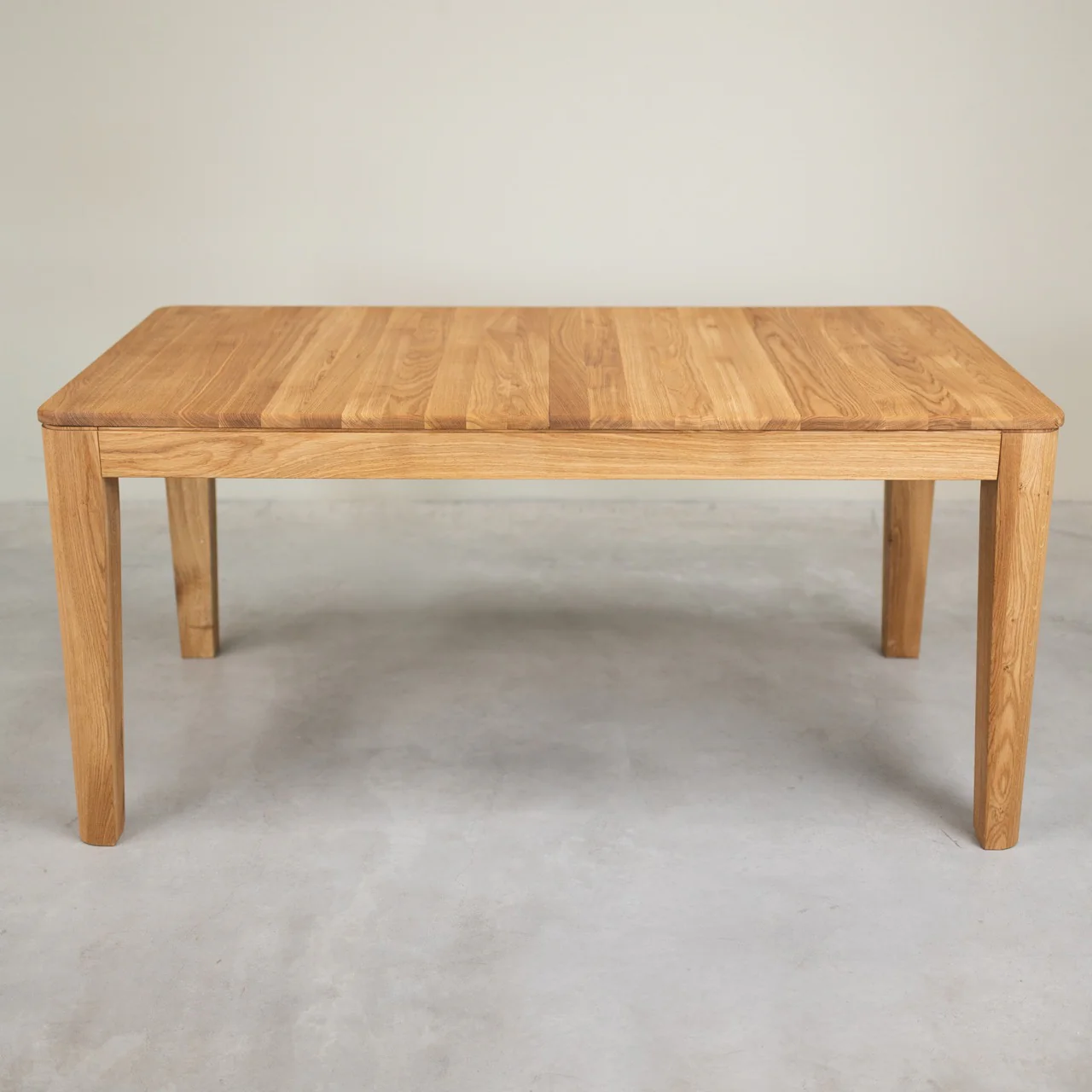 Table à manger rectangulaire extensible en bois massif de chêne Kodama - VESKOR - Image 9