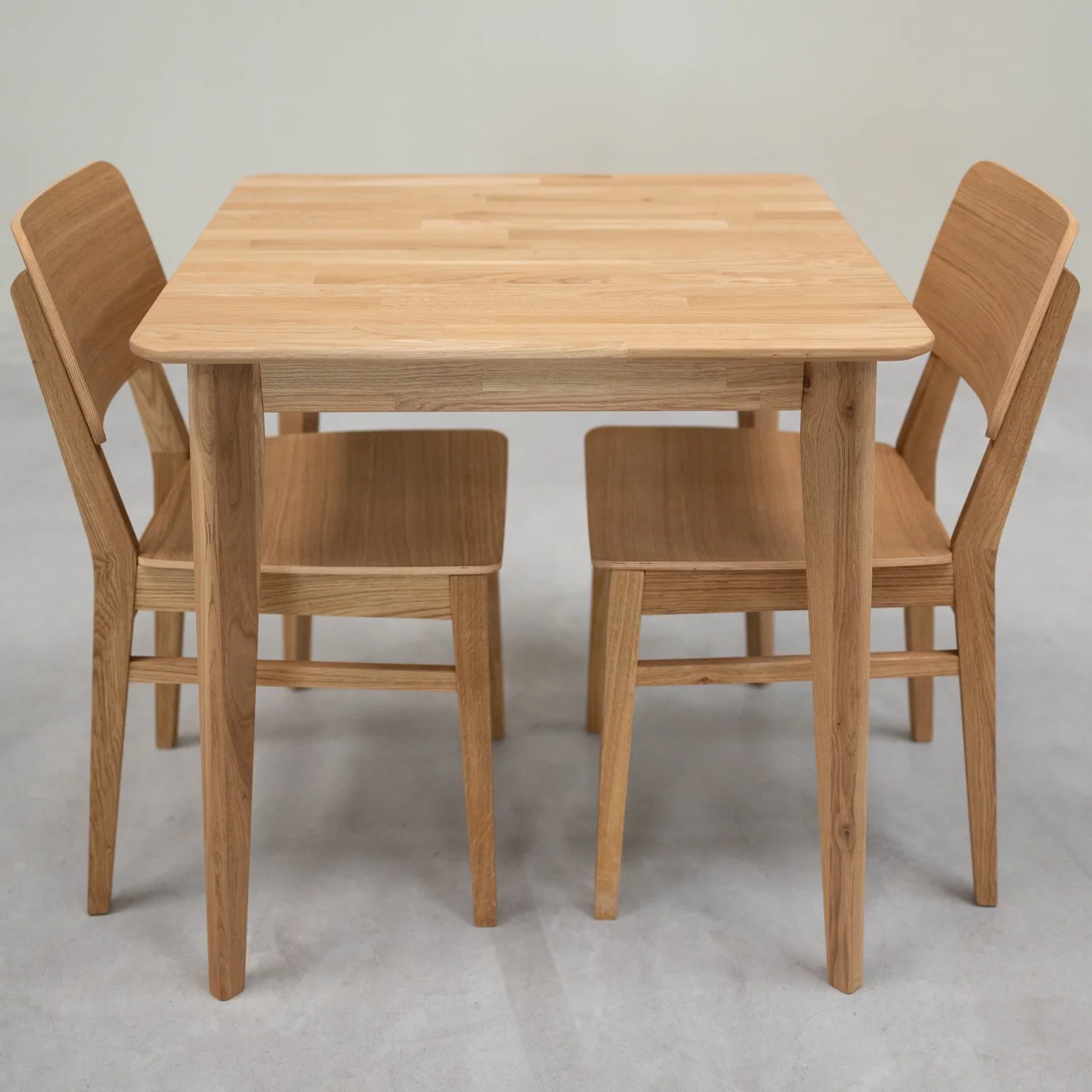 Table à manger carré en bois massif de chêne Gustaf - VESKOR - Image 3